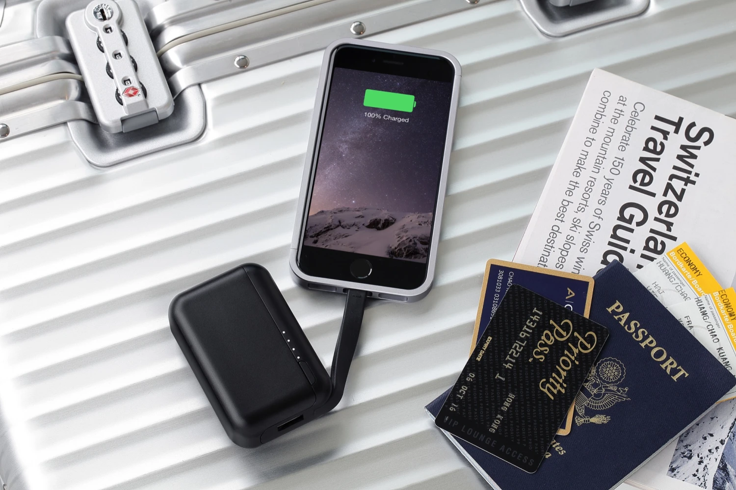 Just Mobile TopGum batterie 6'000 mAh avec station de charge
