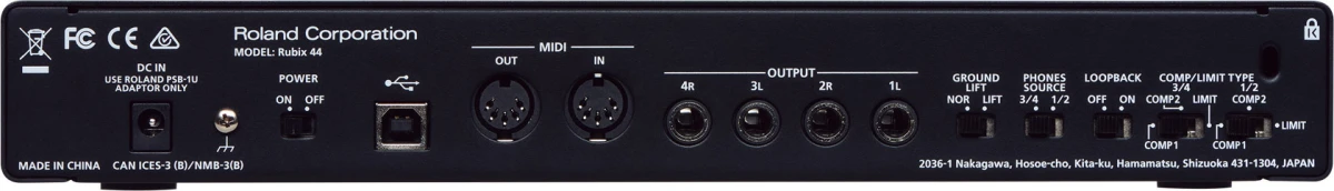 Roland RUBIX44 Interface