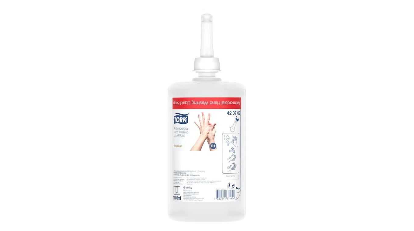 TORK Flüssigseife Premium Antimicrobial 6 x 1 L