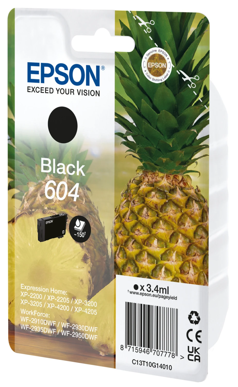 EPSON Tintenpatrone 604 schwarz