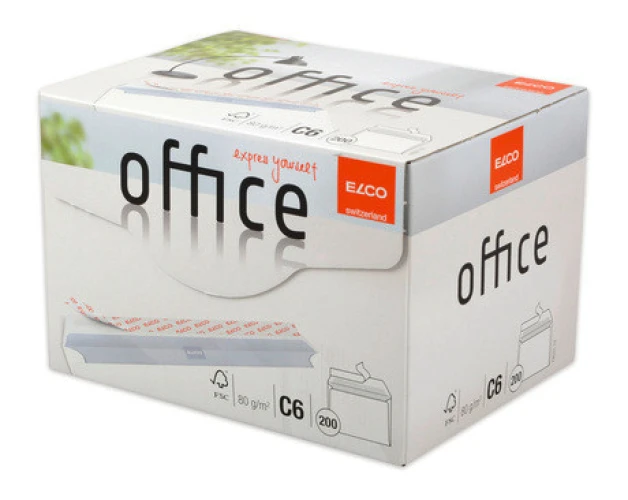 ELCO Enveloppes Office C6, sans fenêtre