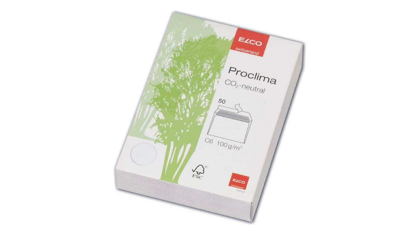 ELCO Enveloppe Proclima C6, sans fenêtre 50 pcs.