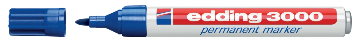 Edding marqueur permanent 000 bleu