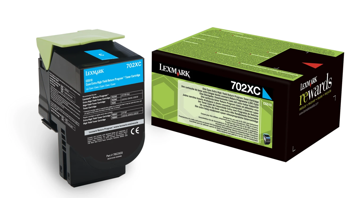 LEXMARK 702XC Toner cyan