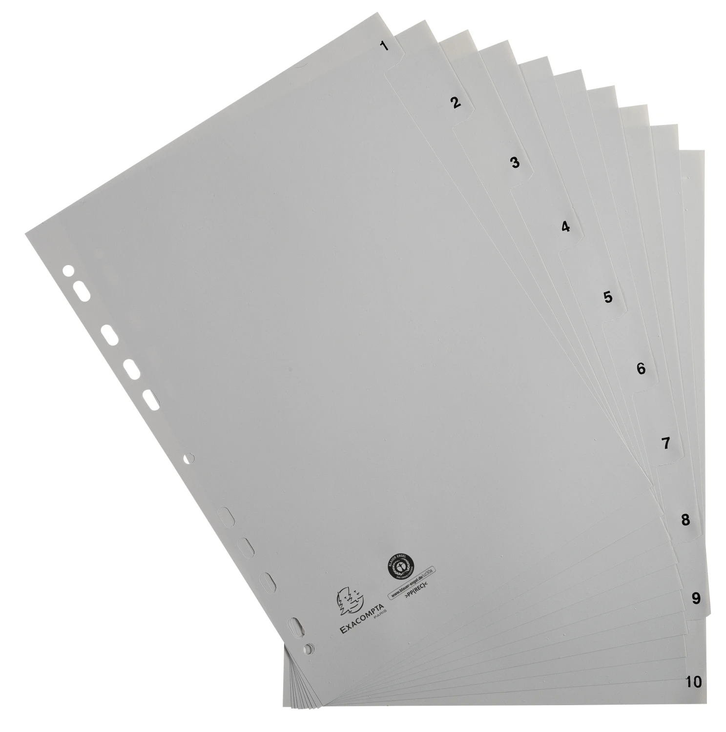 EXACOMPTA Répertoire de chiffres 1 - 10