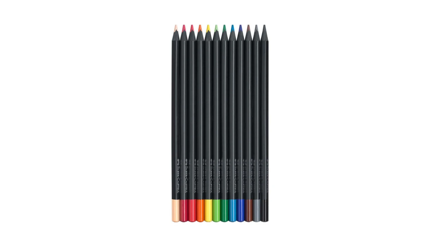 FABER-CASTELL Farbstifte Black Edition 12 Stk.