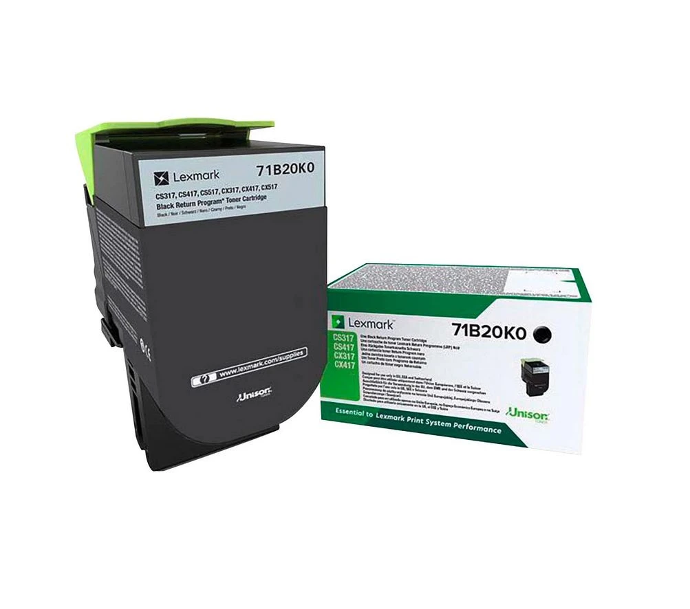 LEXMARK 3K Return Program Toner black (CS/CX317,417,517) 71B20K0