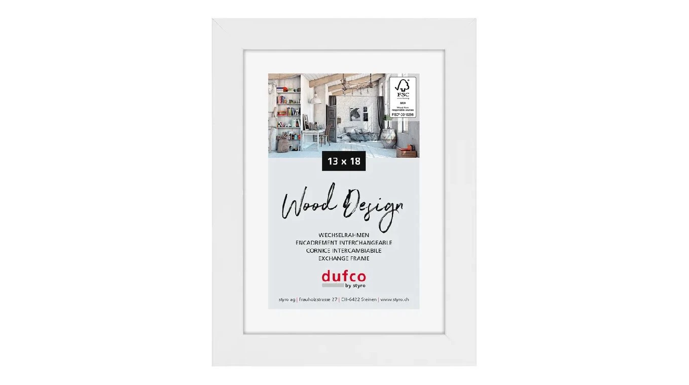 DUFCO "Toronto" Cadre photo en bois massif 13 x 18 cm
