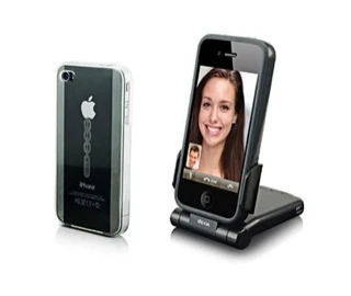 Dexim P-FLIP Power Play Dock & étui de protection iPhone 4/4S