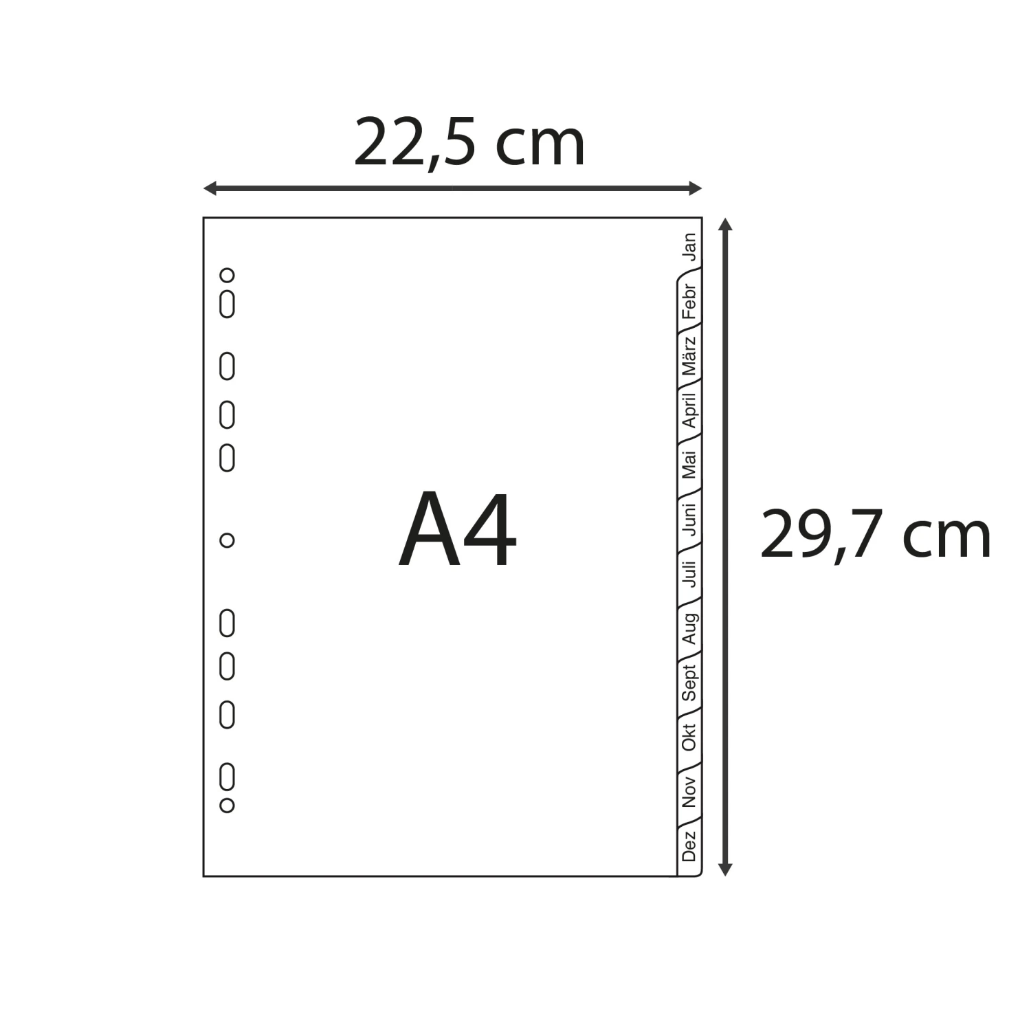 EXACOMPTA Répertoire mensuel Jan - Dez
