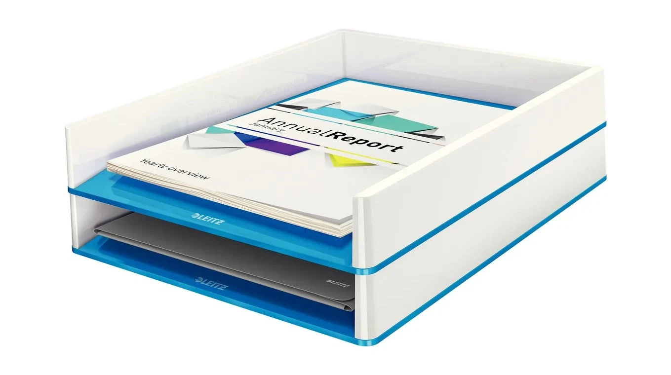 LEITZ 5361 WOW  Corbeille à courrier Duo Colour A4