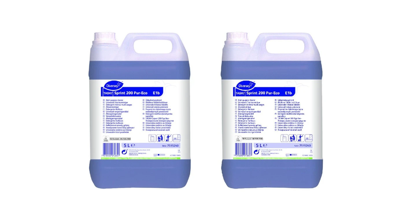 TASKI Nettoyant pour verre et surfaces Glass Pur-Eco E3c 2 x 5 L
