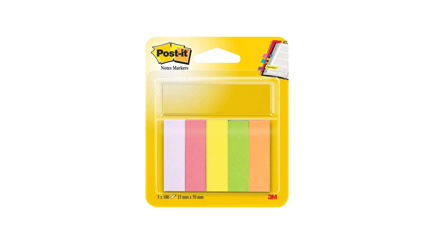 POST-IT Marque-pages 5 x 100 feuilles