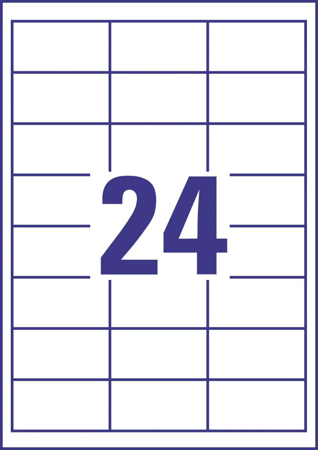 AVERY ZWECKFORM 3658-10 Etiketten, 64.6 x 33.8 mm, 10 Blatt