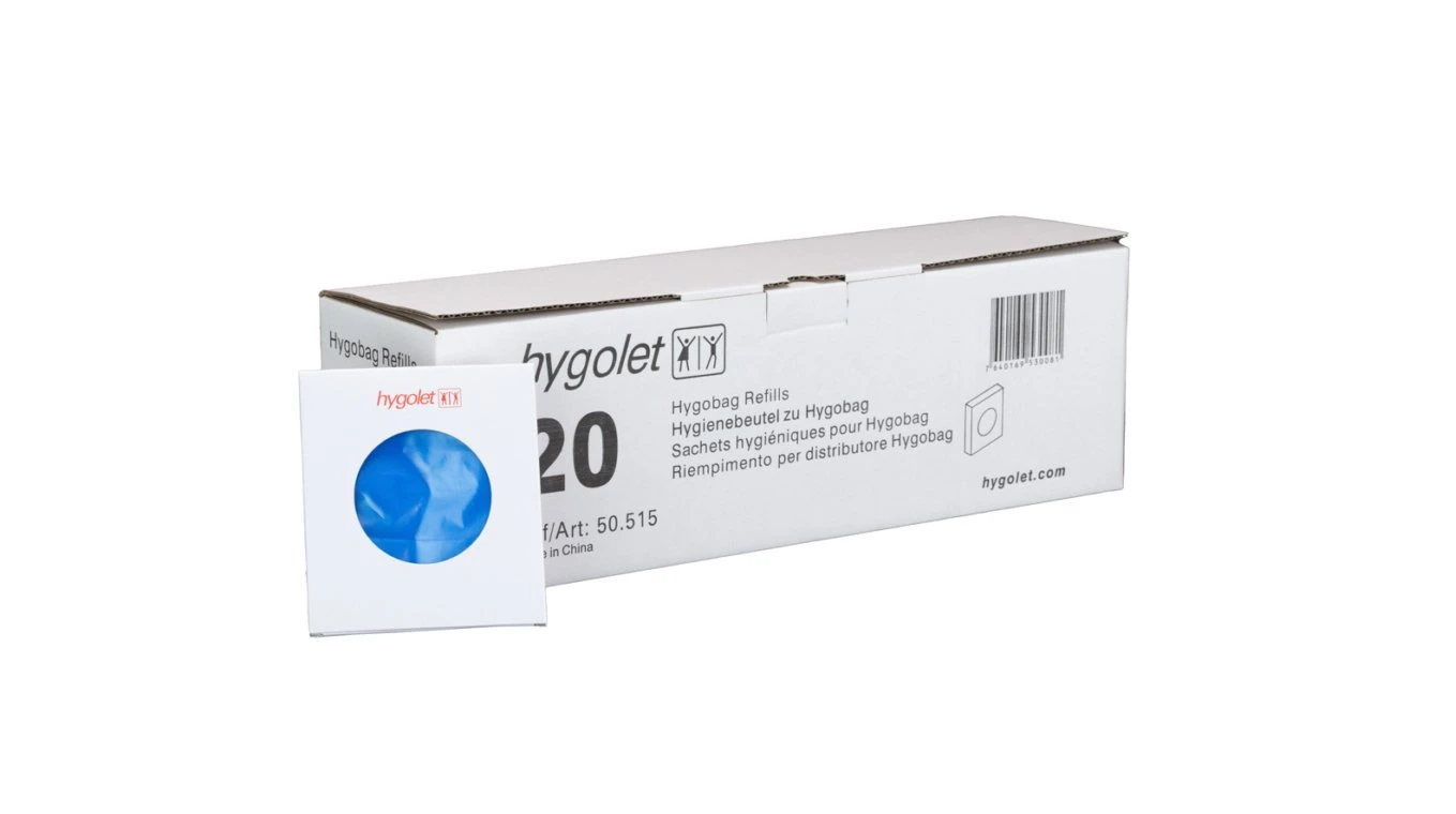 HYGOLET Sachets hygiéniques pour Hygobag et Wallbox, 500 pièces