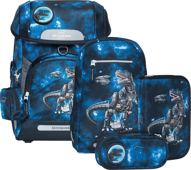 BECKMANN Schulrucksack-Set Plus Air mit Wendetasche
