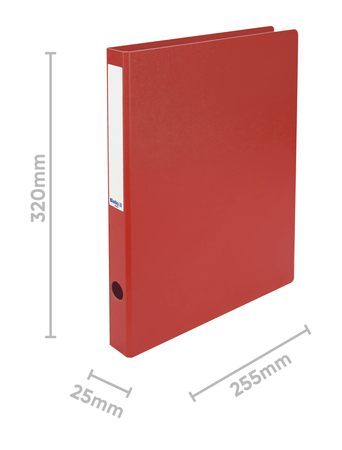 Classeur à anneaux Biella Viria, rouge
