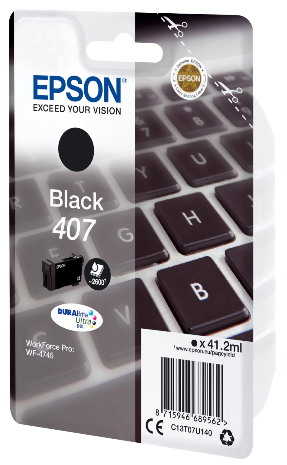 EPSON 407 Cartouche d'encre noir