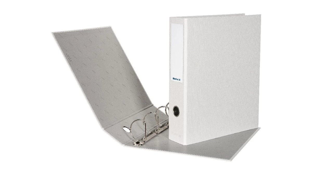 Biella Zeigebuch Dinor-Quatro mit 7 cm Rückenbreite, weiss