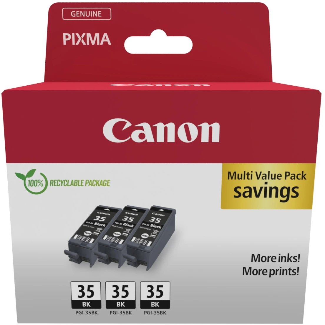 CANON Triple Pack Tinte schwarz