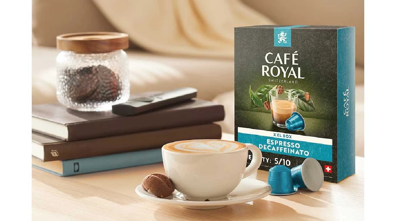 CAFÉ ROYAL Capsules de café Espresso Decaffeinato 36 pièces