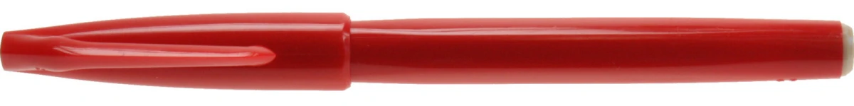 Pentel SignPen Stylo fibre 0,8 mn à 2,0 mm, encre rouge