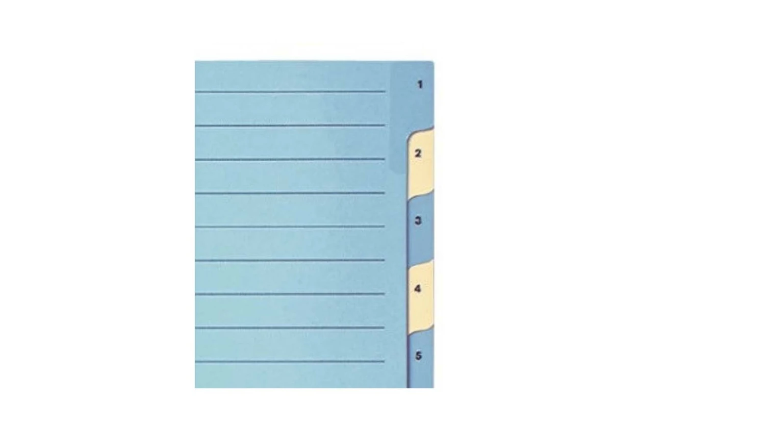BIELLA Zahlenregister 1 - 10