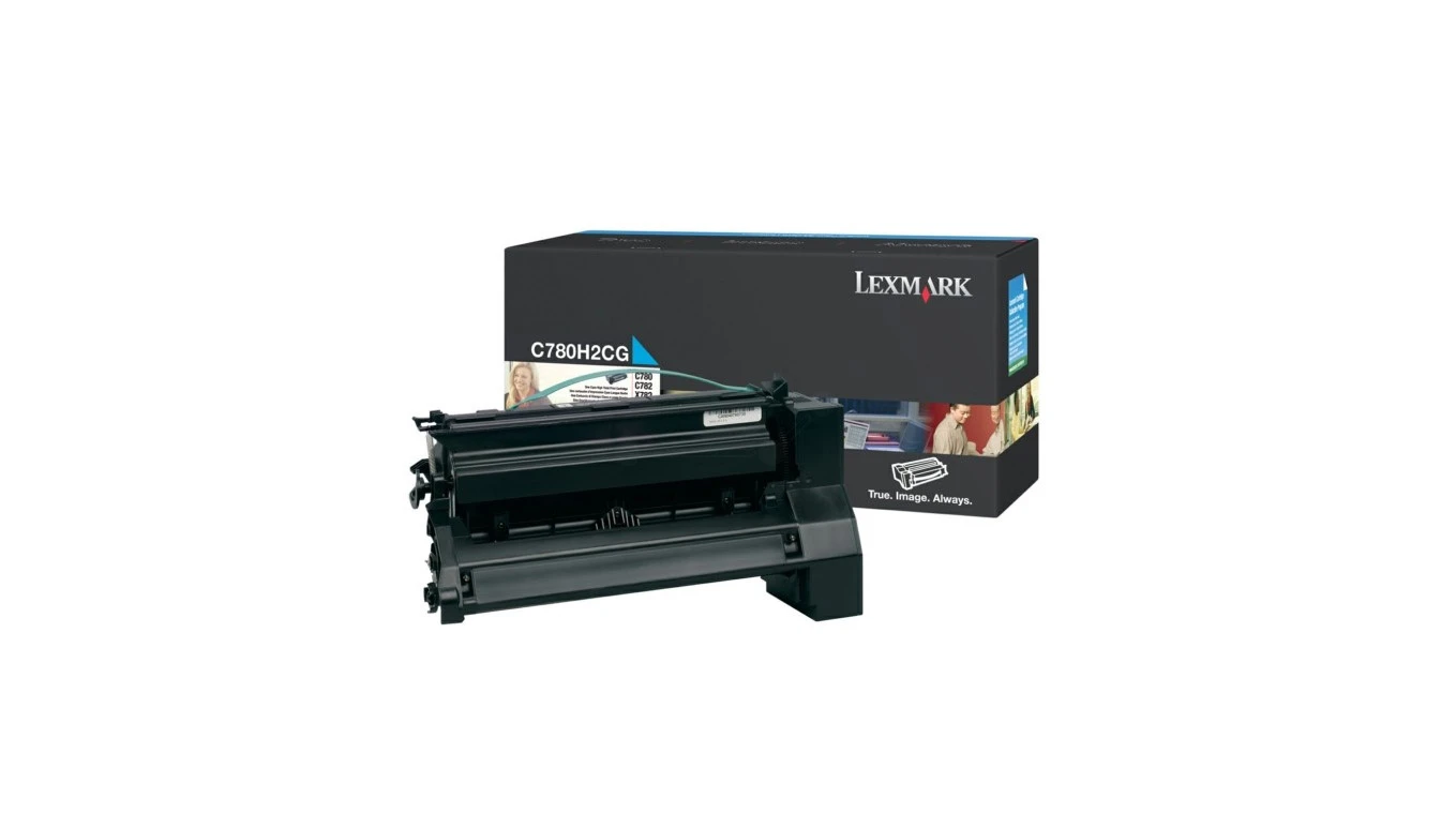 Lexmark Toner HY, cyan C780H2CG