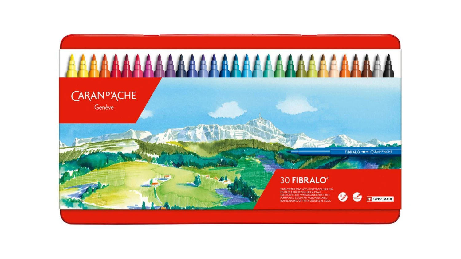CARAN D'ACHE Filzstift Fibralo M - 30 Stk.