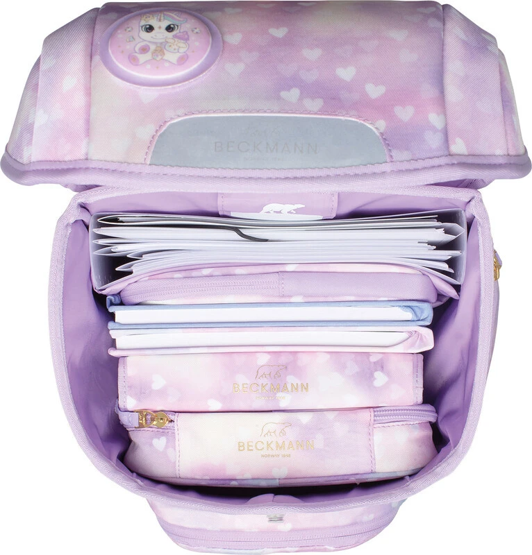 BECKMANN Schulrucksack-Set Plus Air mit Wendetasche