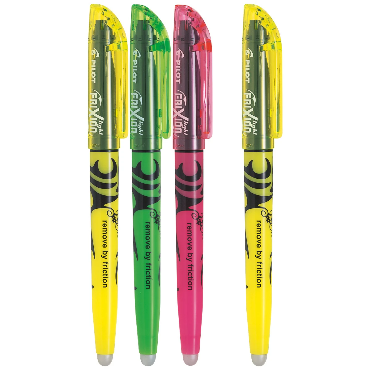 Pilot FriXion Light gelb, pink, grün