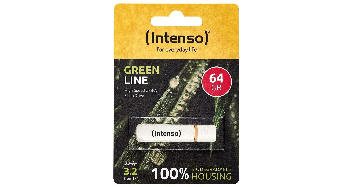INTENSO USB-Stick Green Line 64GB