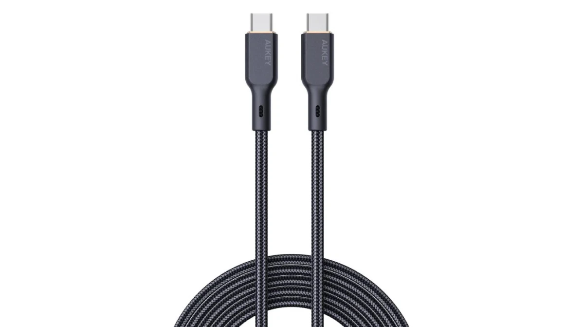 AUKEY Câble USB-C vers USB-C 1.8 m, Nylon Kevlar