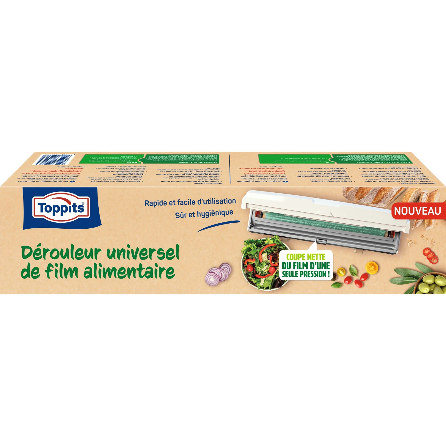 TOPPITS Dévidoir universel pour films ménagers