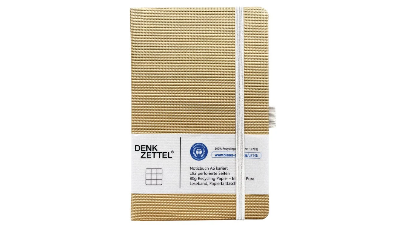 DENKZETTEL® Notizbuch Tenax - A6 - Blauer Engel