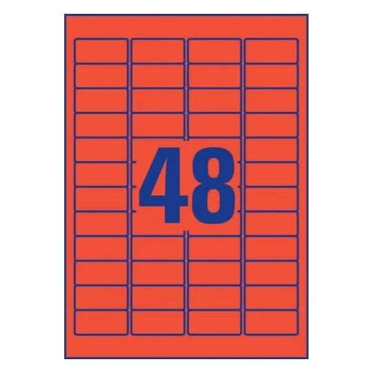 AVERY ZWECKFORM L473REV-25 Étiquettes 45.7 x 21.2 mm