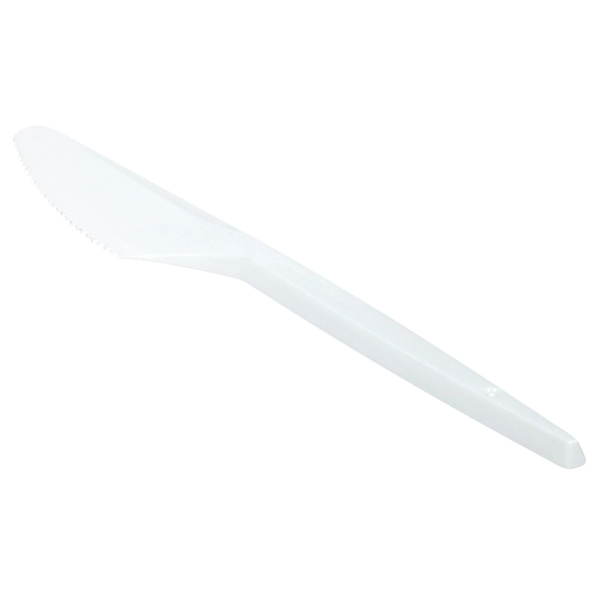 Einweg-Messer weiss, Länge 17 cm, Pack à 100 Stück
