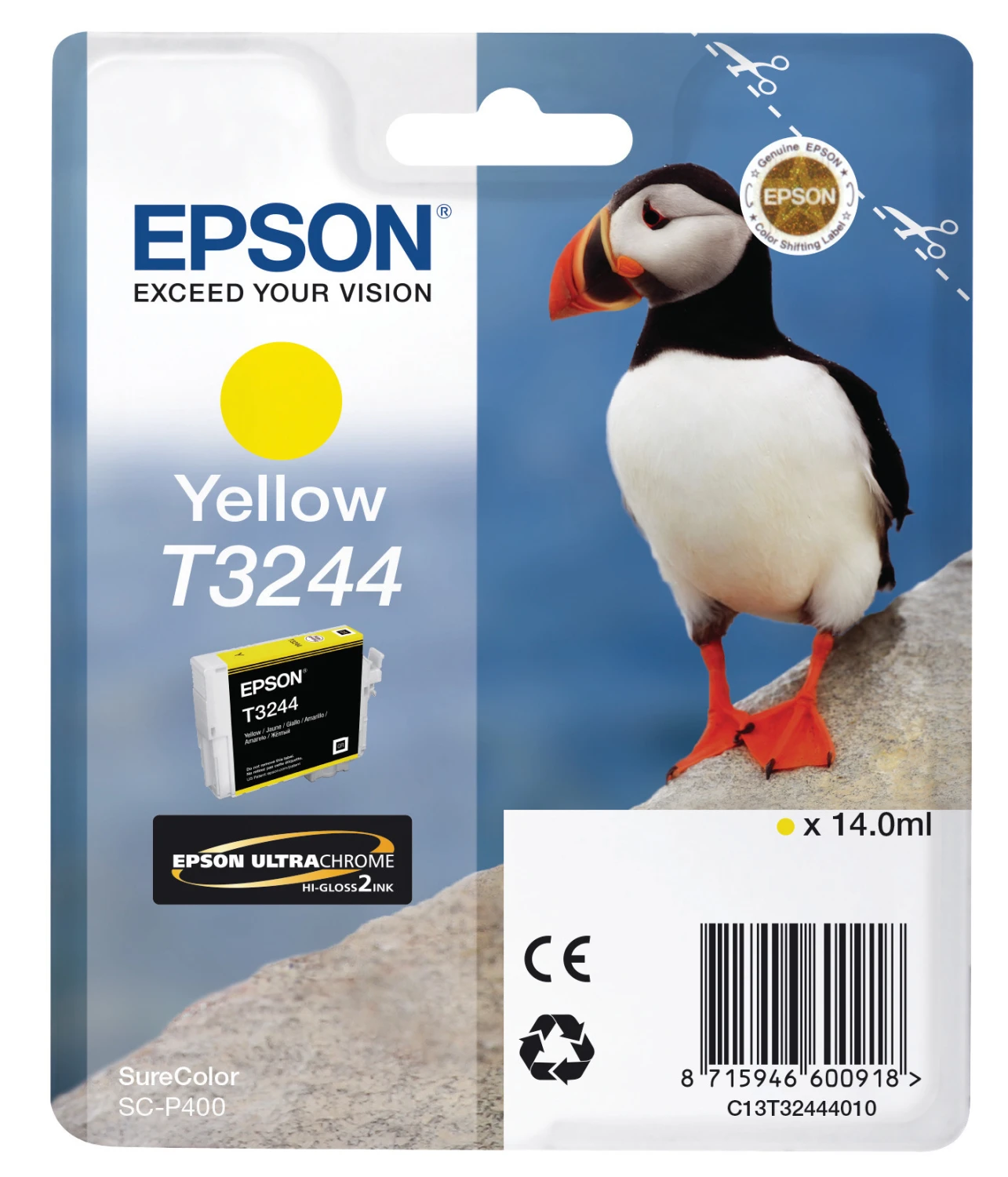 EPSON Tintenpatrone yellow T324440