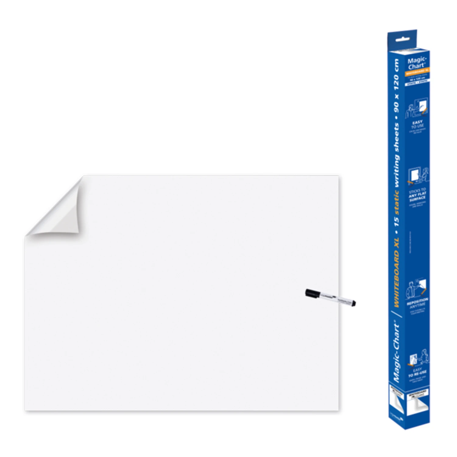 LEGAMASTER Magic-Chart Whiteboard Folie 90 x 120 cm