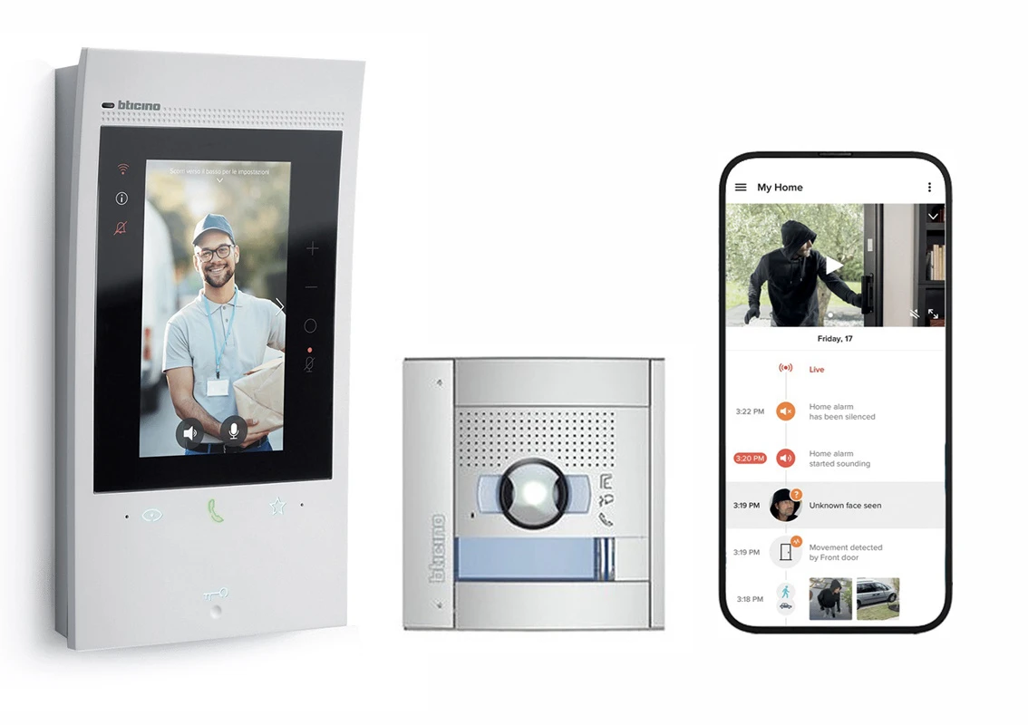 Bticino with Netatmo  Bticino with Netatmo Classe 300EOS EFH-Videoset Sfera