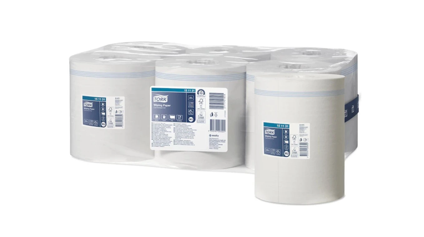 TORK Papierwischtücher Advanced Midi 1-lagig, 6 Rollen