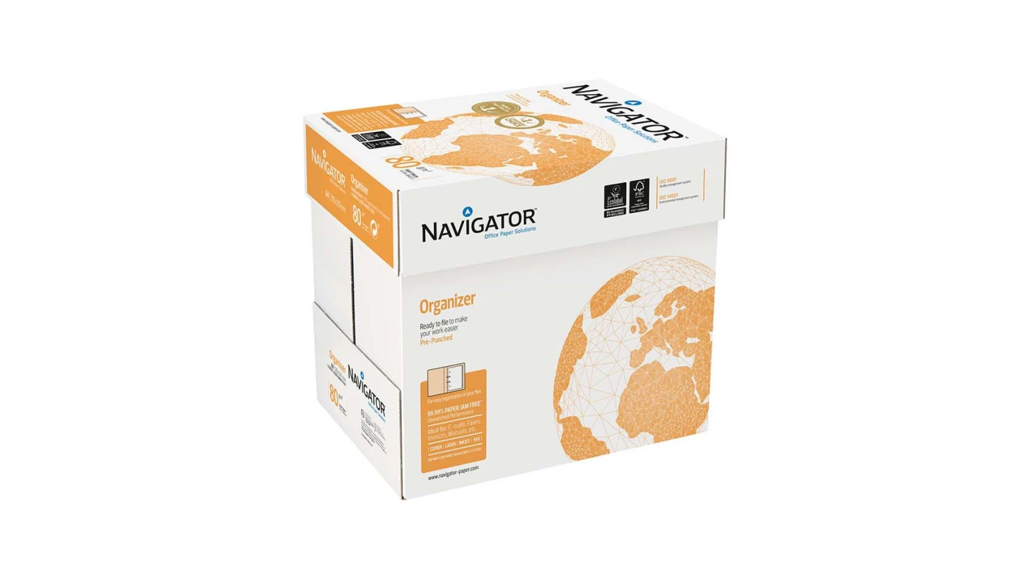 NAVIGATOR Papier copieur Organizer A4, 80 g/m², 500 feuilles