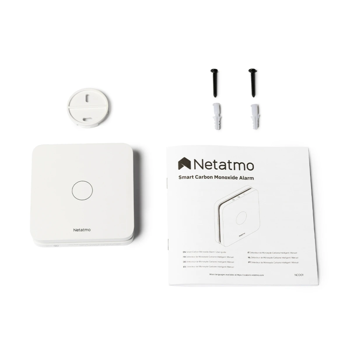 NETATMO Détecteur de monoxyde de carbone intelligent