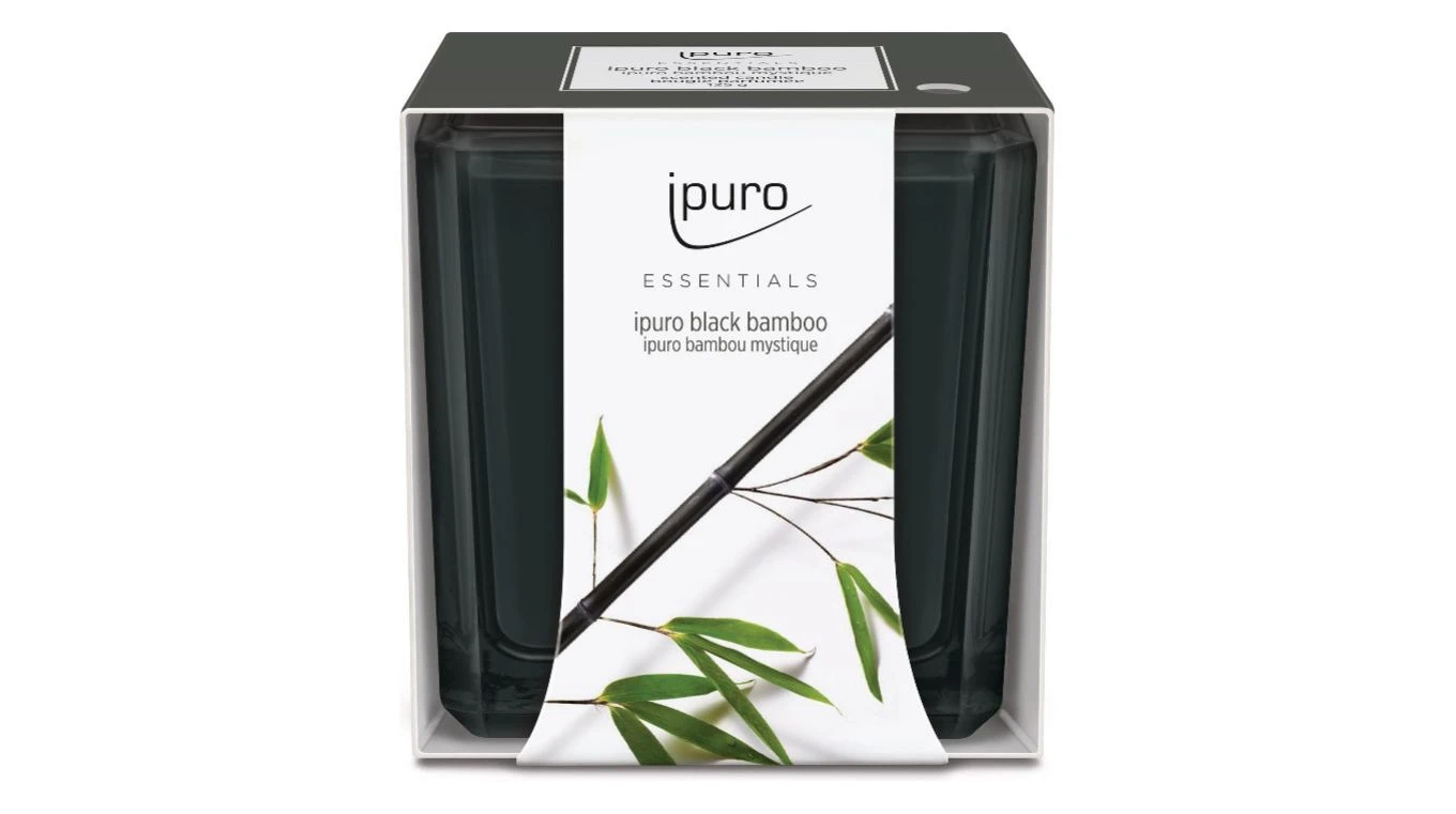 IPURO Bougie parfumée Essentials Black Bamboo