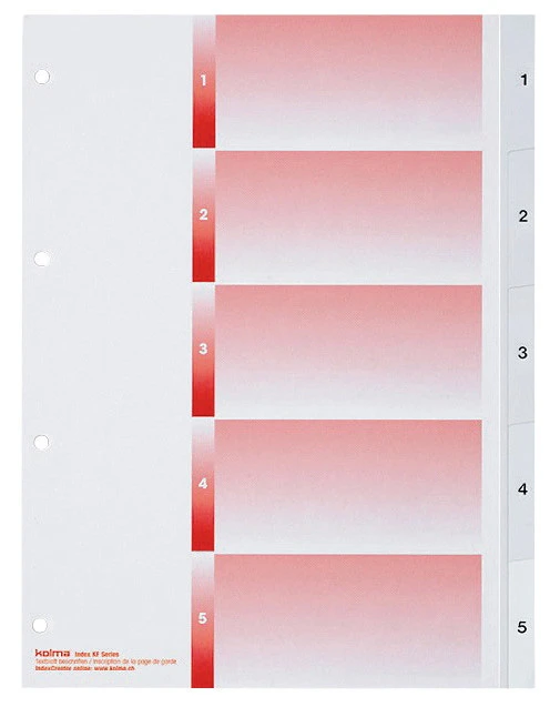 KOLMA Répertoire de chiffres KolmaFlex 1 - 5