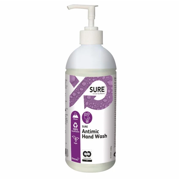SURE Savon pour les mains Antimic Hand Wash 6 x 500 ml