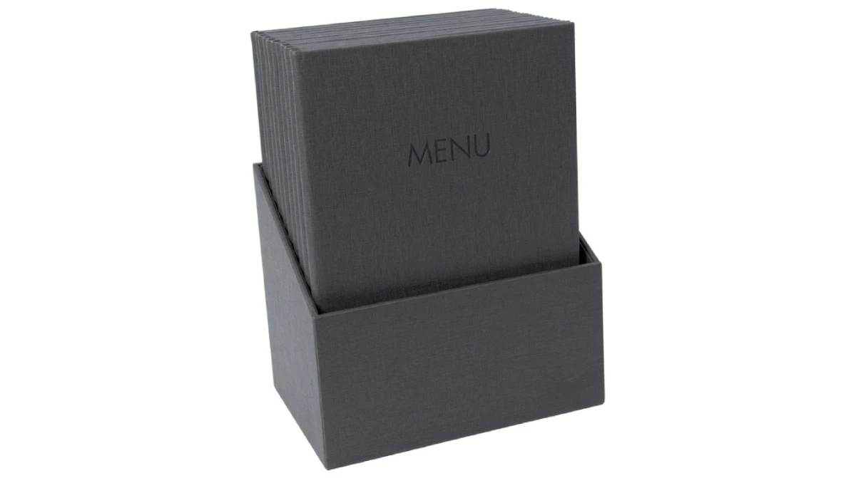 SIGEL Pochettes pour menus - avec reliure élastique - pour 8 pages