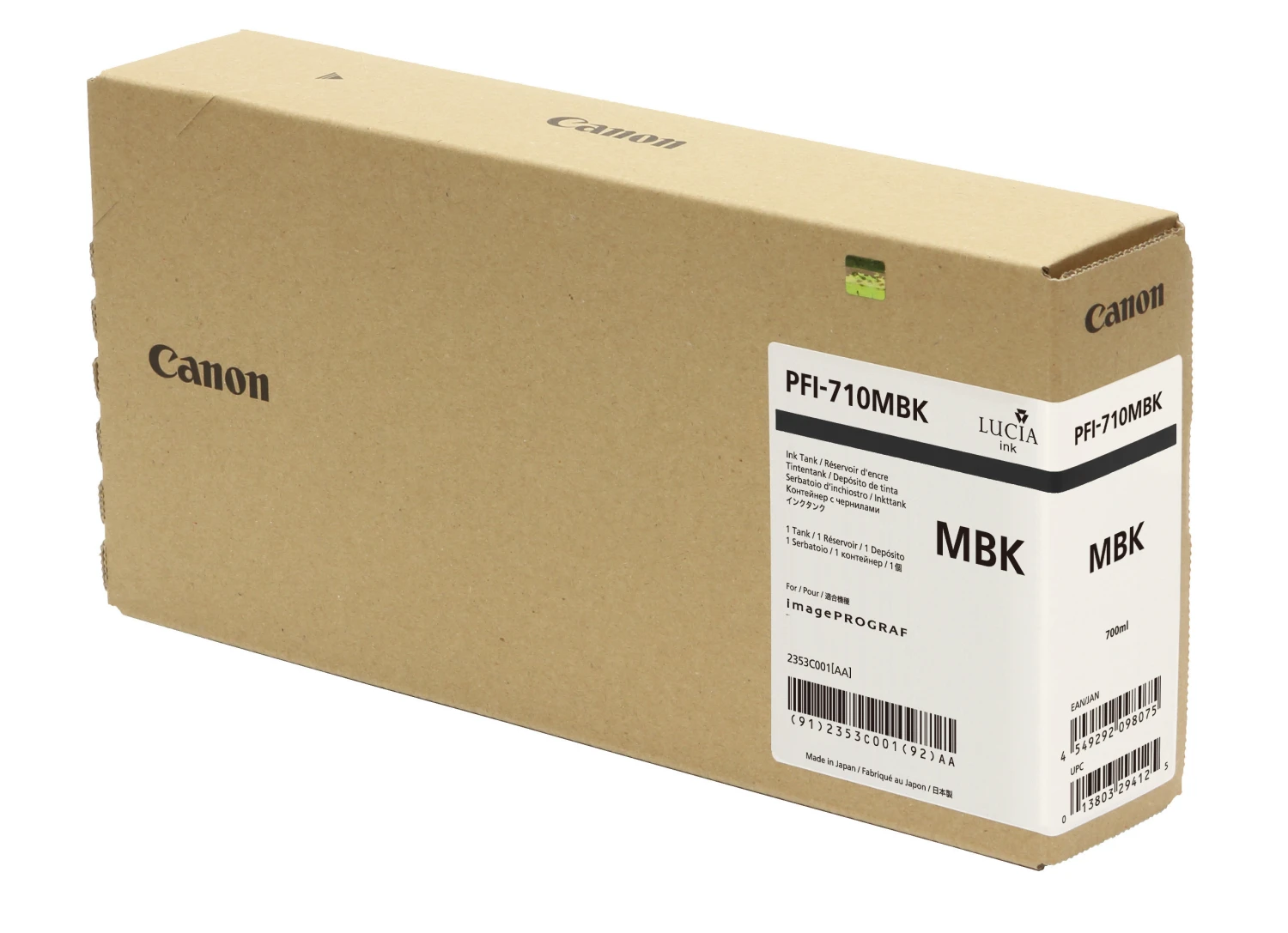 CANON PFI-710MBK Cartouche d'encre mat noir