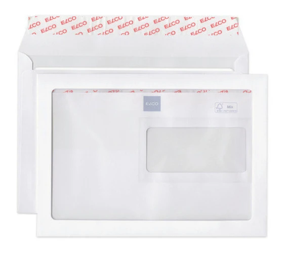ELCO Enveloppe Premium avec grande fenêtre C5