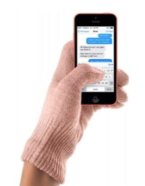Mujjo Touchscreen Handschuhe Coral S/M